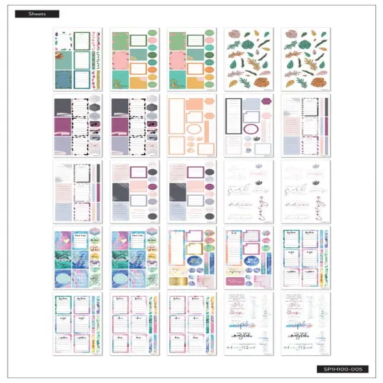 Happy Planner Sticker Pad 100/Sheets-All The Essentials 2,172/Pkg {7}