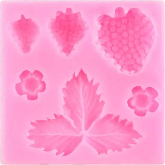 Blueberry Raspberry Strawberry Fondant Molds {4}