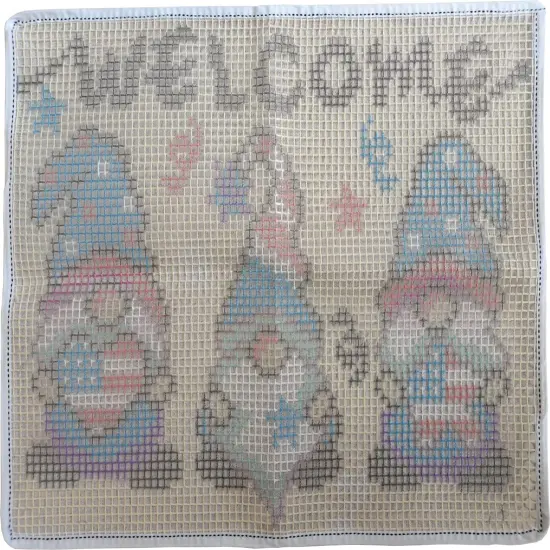 TEZKIM Latch Hook Kits for Adults Kids Christmas Rug Making Kits with Printed Canvas Carpet Tapestry Kits DIY Needlework Doormat Creative Gift Home Decoration 20.5Inch X13.8Inch (Beige) {5}