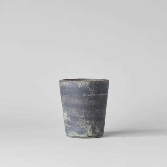Basic Planter, Grey Patina | No Tray | Size: Small by Bloomist {1}