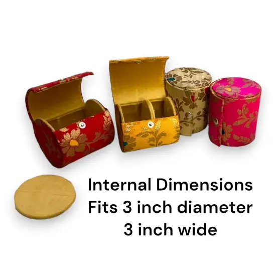 Bangle Box Organizer Bulk Assorted Bangle Jewelry Storage Boxes Beautiful Bangle Case Indian Wedding Favor Bridesmaid Gift - Travel Essential Accessories for Women {6}