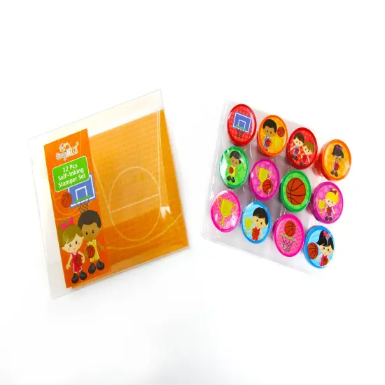 TINYMILS 12 Pcs Basketball Stamp Kit {3}