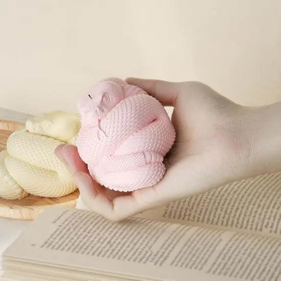 Cobra Candle Mold Snake Candle Silicone Wave Spiral Candle Mold {3}