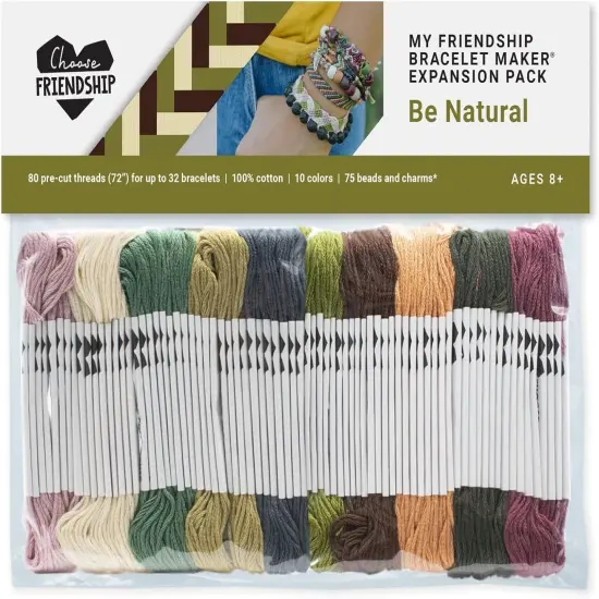 80 Pre-Cut Threads and 75 Beads/Charms - (Embroidery Floss) {1}