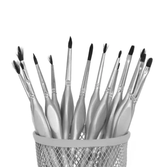 Pintar 15-Piece Fine Detail Paint Brushes for Acrylic Painting - Watercolors - Crafts - Models & Face Painting &ndash; Tiny Professional Fine Tip Detail Paint Brush Set with Comfortable Handles {3}