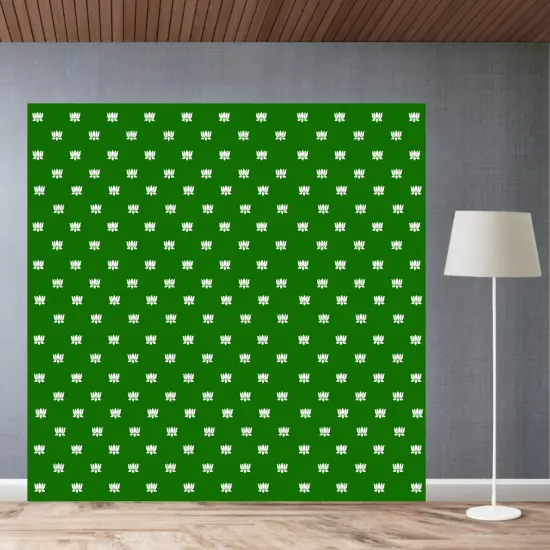 Lotus Backdrop Indian Traditional Cloth Indian Festival Decor Indian Pooja Wall Decor Indian Wall Art Photo Decor Banner Decorative Pooja Cloth Hindu Wedding Favor Green {4}