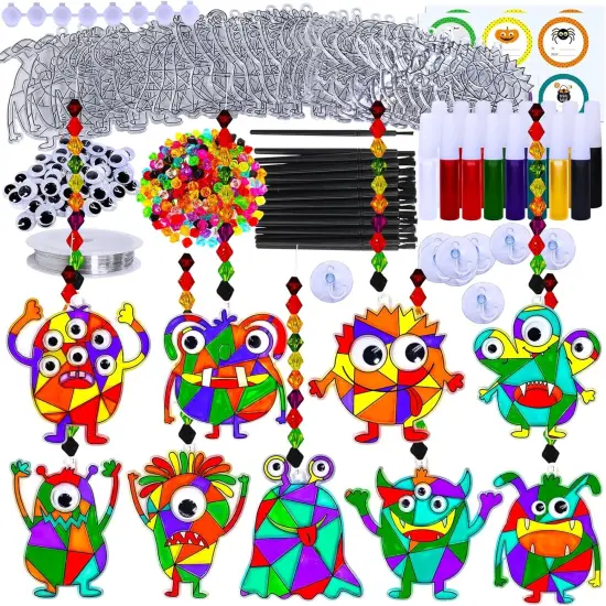 27 Sets Halloween Craft Kits Fall Crafts Monster {1}