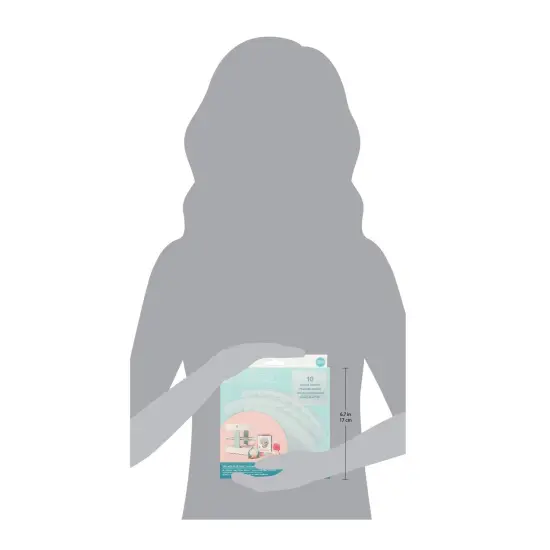 We R Mold Press Plastic Sheets 40/Pkg-Clear {5}