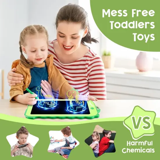 Teriph LCD Writing Tablet Green Dinosaur {4}