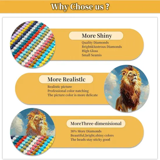 12 Pack Animal Diamond Painting Kits {2}