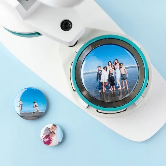 We R Button Press Adhesive Magnets-6/Pkg {4}