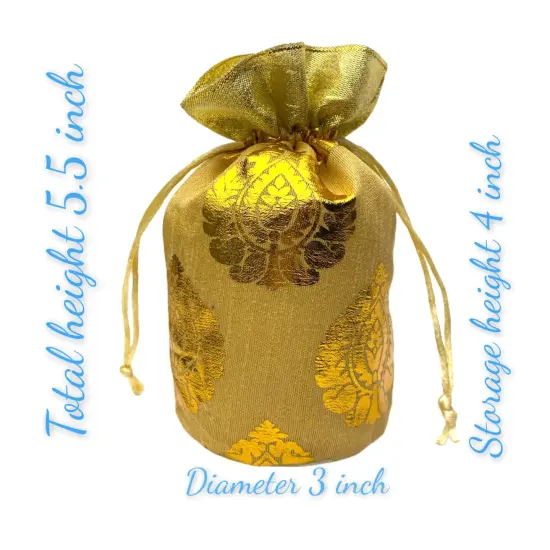Bulk Brocade Print Indian Potli Bags, Women Hand Bags, Wedding Return Gifts, Eid Gifts, Pooja Favors,housewarming Baby Shower, Nikah Favor {4}