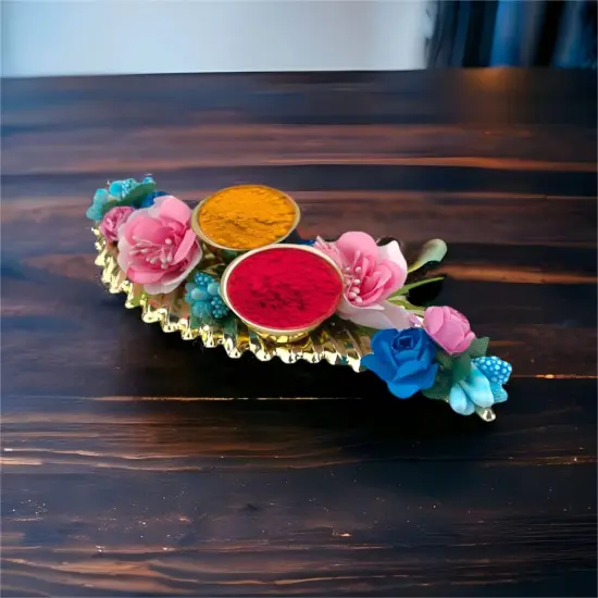 Bulk Haldi Kumkum Thali Holder, Pooja Return Gift, Indian Housewarming Gifts, Shivratri, Wedding Favor, Navarathri Favors, Baby Shower {3}