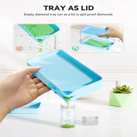 10-Piece Interlocking Diamond Art Trays Kits {5}