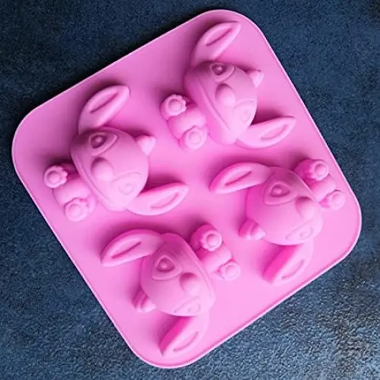 4 Cavity Star Baby Silicone Mold {3}