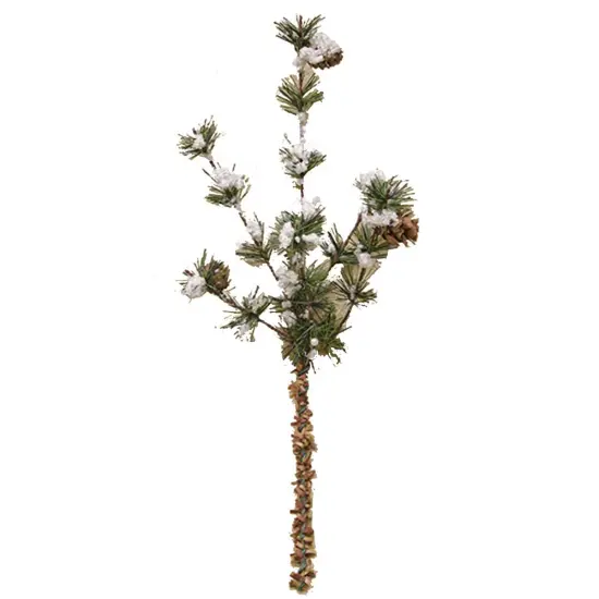 Snowy Brush Pine Pick, 14" {1}