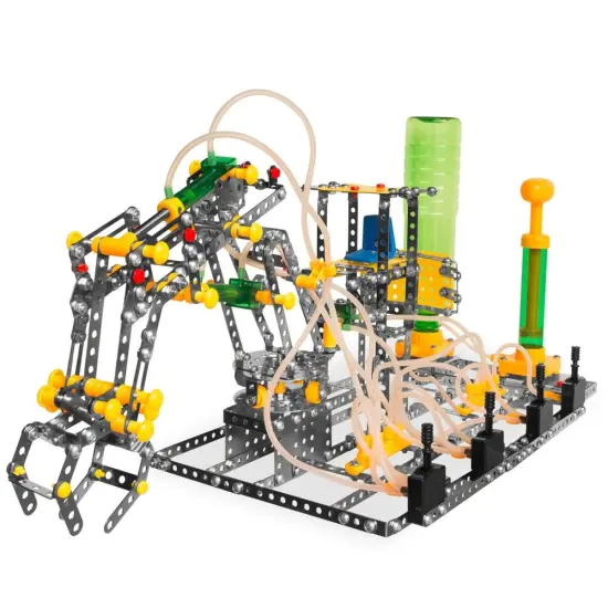 Functioning Crane Claw with Air Pressure Construction Model Kit (907 Pieces) {1}