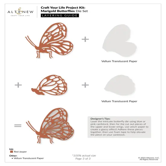 Craft Your Life Project Kit: Marigold Butterflies {5}