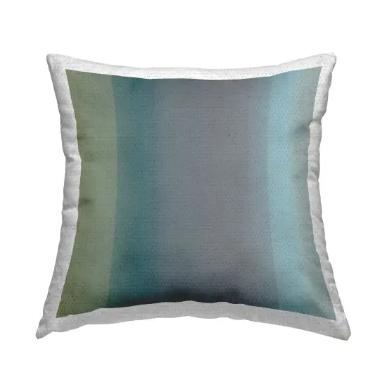 Subtle Ombre Gradient Outdoor Printed Pillow Design by Third & Wall Studios, 18 x 7 x 18 {1}