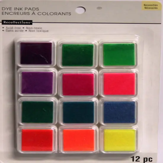 Recollections Dye Ink Pads Set-12 PC {1}
