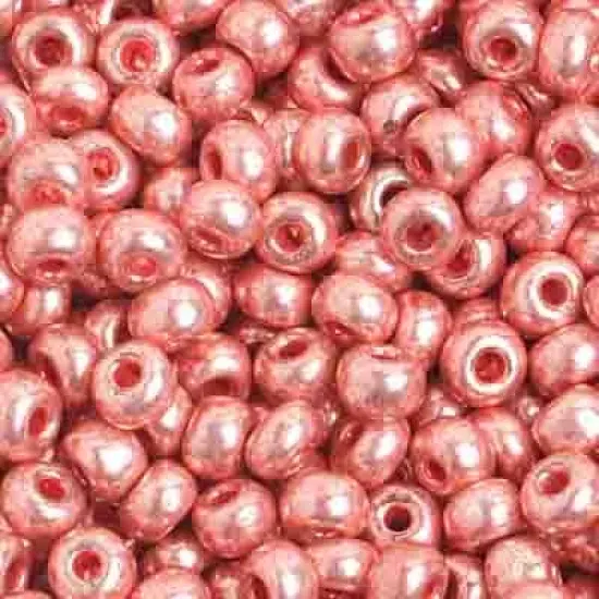 John Bead 6/0 Metallic Solgel Czech Glass Seed Beads, 500g Pink {1}