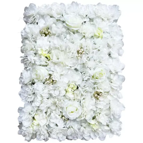 12x Artificial Flower Wall Panel Wedding Event Party Backdrop Flower Wall Panel {1}