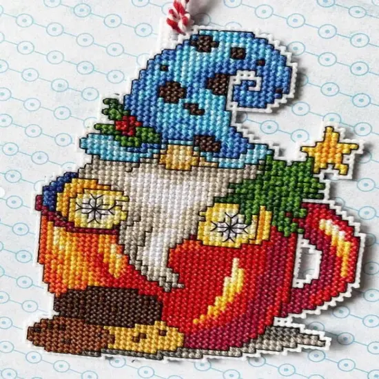 Christmas Gnomes Counted Cross-Stitch Kit {3}