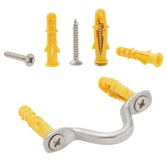 82-Foot Outdoor Light Hanging Kit with 2mm Vinyl-Coated Stainless Steel Rope and Mounting Hardware Silver {7}