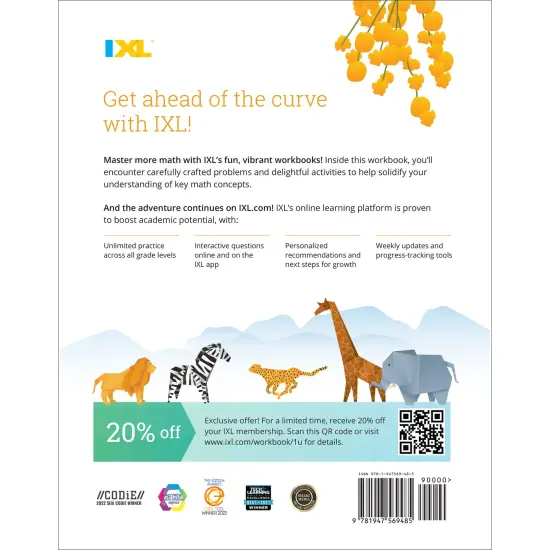 The IXL Ultimate 1st Grade Math Workbook, Activity Book for Kids Ages 6-7 Covering Addition, Subtraction, Place Value, Geometry, Counting Money, Measuring, and More Mathematics {2}