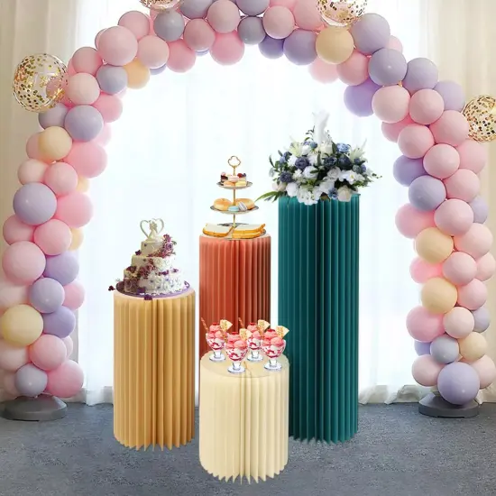 Wedding Props 30-80cm High Round Pillar Baby Shower Party Arrangement Decoration {4}