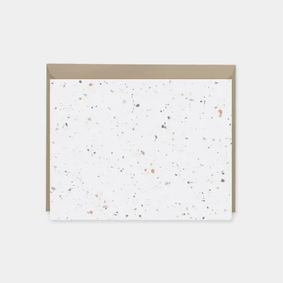 Flecked Cards, Blank Thank You Card, {4}