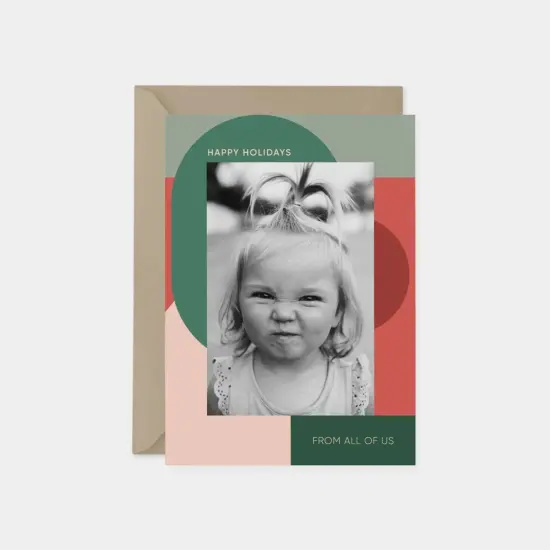 Big Geo Holiday Photo Card X {3}