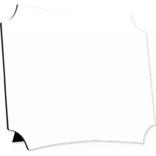 ChromaLuxe Gloss White Metal Print Desk Berlin 5"x7.53&rdquo; .045" 10 /Pack 4269 {3}