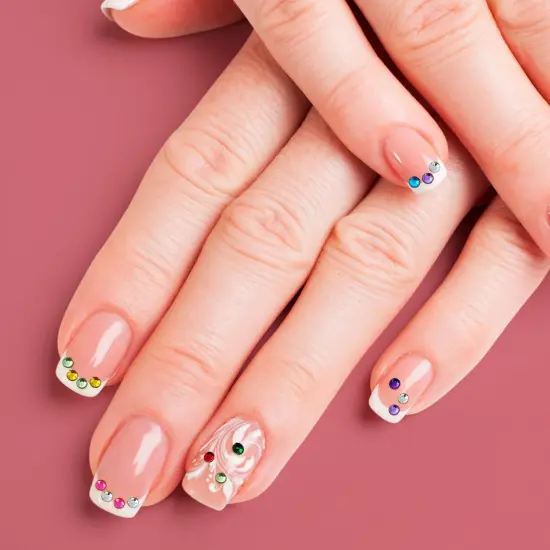 Wrapables Rhinestones 2400 Piece 12 Color Nail Art Nailart Manicure Wheels {5}