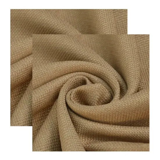Imitation Burlap Fabric Natural Color Polyester Washable 58" Wide {5}