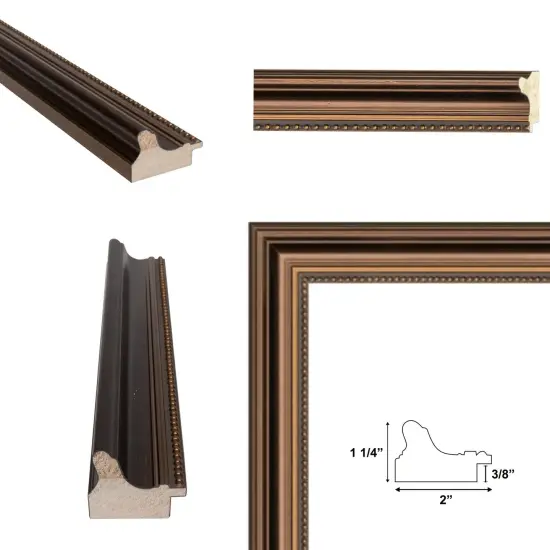 Traditional Scoop Bronze Picture Frame 19x27 frame {6}