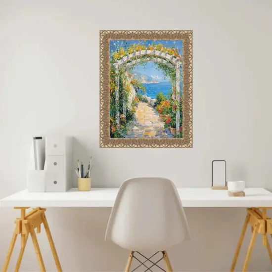 Versailles Silver Ornate Antique Picture Frame 12x18 frame {4}