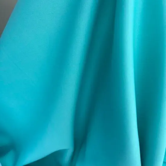 1 Yard Scuba Stretch Knit Fabric Heavyweight Smooth Double Knit for Apparel & Crafts Turquoise {4}