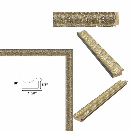 Versailles Silver Ornate Antique Picture Frame 16x24 frame {3}