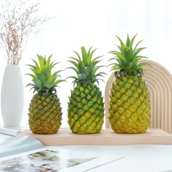2 Pack Artificial Pineapple - Medium Green {2}