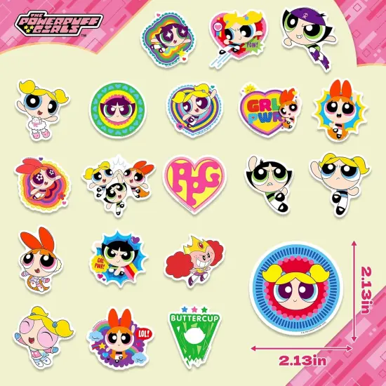 (50PCS) The Cute Girls Stickers for Water Bottle, Cartoon Water Bottles Decals {2}