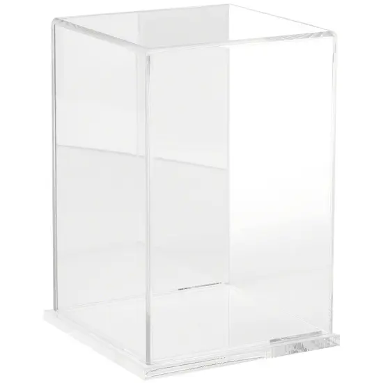 Plymor Clear Acrylic Display Case, 6" W x 6" D x 9" H Clear (Mirrored) {1}