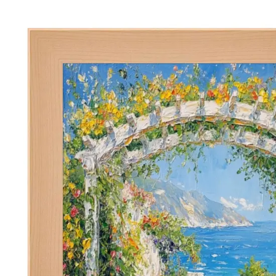 Natural Maple Wood Flat Picture Frame 15x15 frame {3}