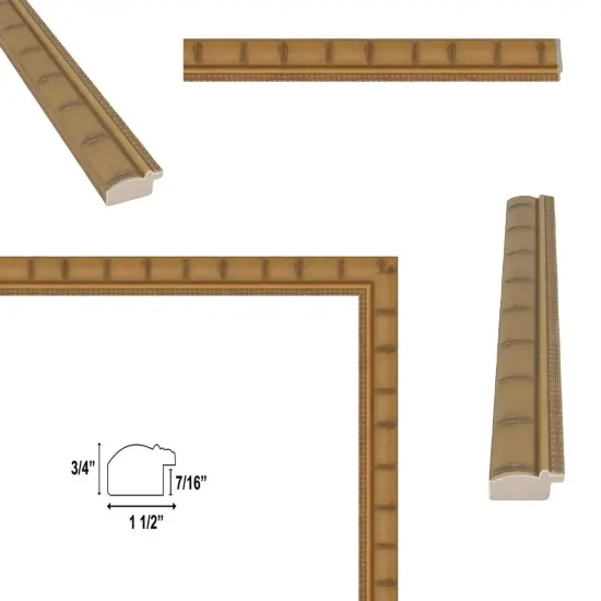 Natural Wood Bamboo Picture Frame 24x48 frame {4}