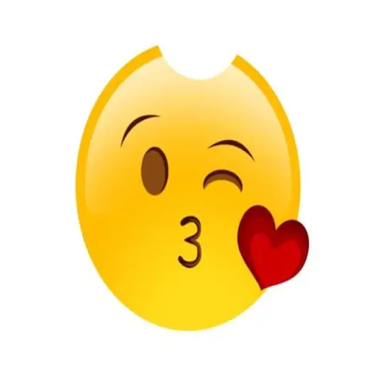 Blowing Kisses Ceramic Car Coaster Set 2.56" (2 Pack) {1}