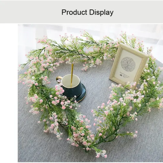 Bendable Silk Garland Greenery Artificial Vines Decor for Bedroom Faux Hanging Vine Decor for Home Wall Party Room Wedding Jungle Theme Decoration {3}