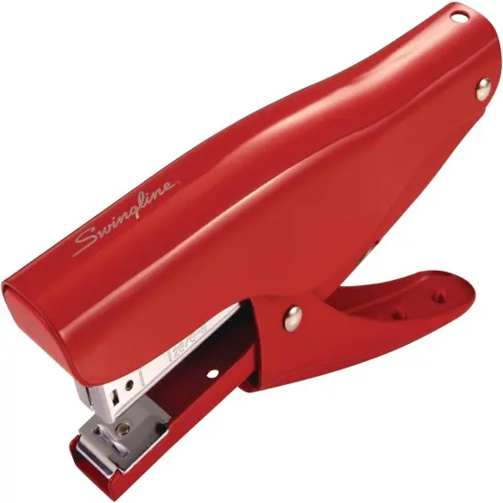 Plier Stapler, Handheld Heavy Duty All Metal Stapler, 25 Sheet Capacity, Jam Free, Vintage Rio Red (S7010159) {1}