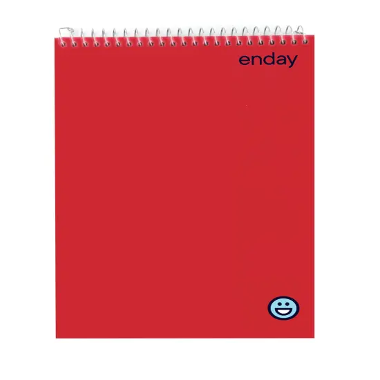 Notebook 5 x 7 College-Ruled 80 ct. Sidebound, Red {3}