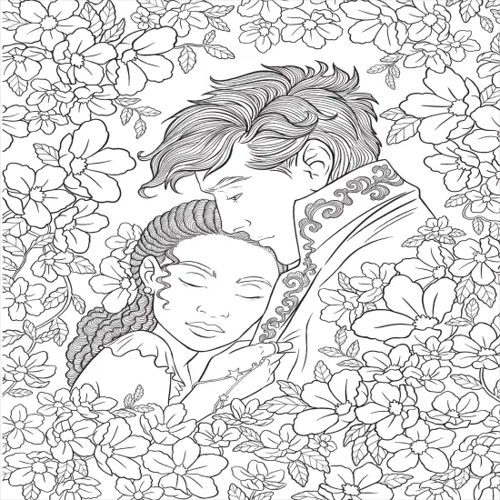 Romantasy: A Coloring Book-Softcover {6}