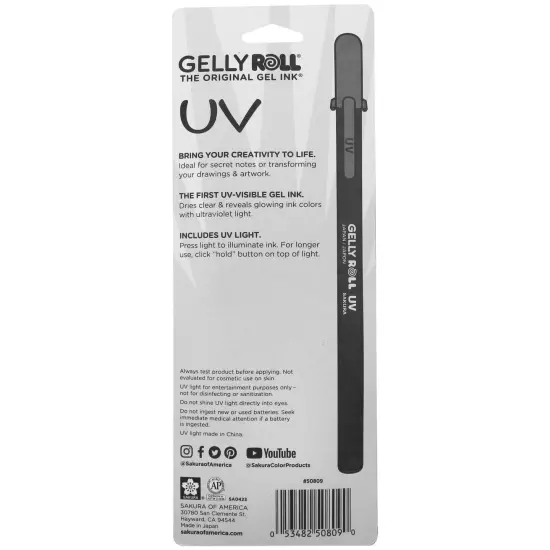 Sakura Gelly Roll UV Pens 3/Pkg-Assorted Colors {3}